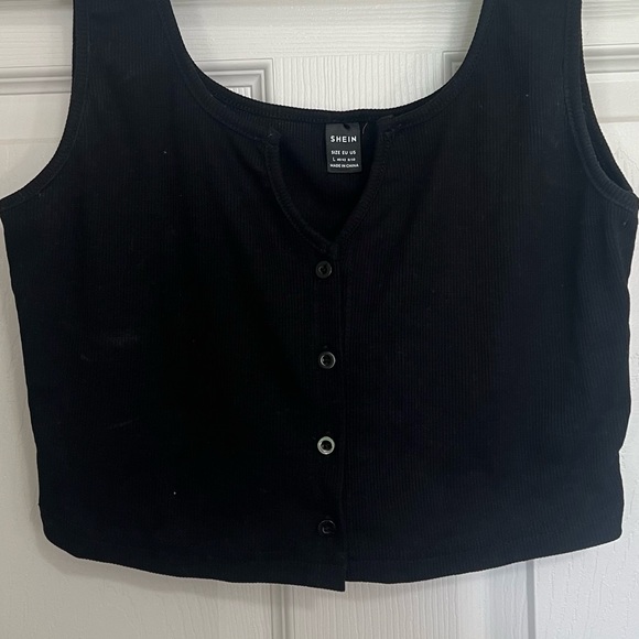 Shein Tank Top, Black, Large - Picture 2 of 2